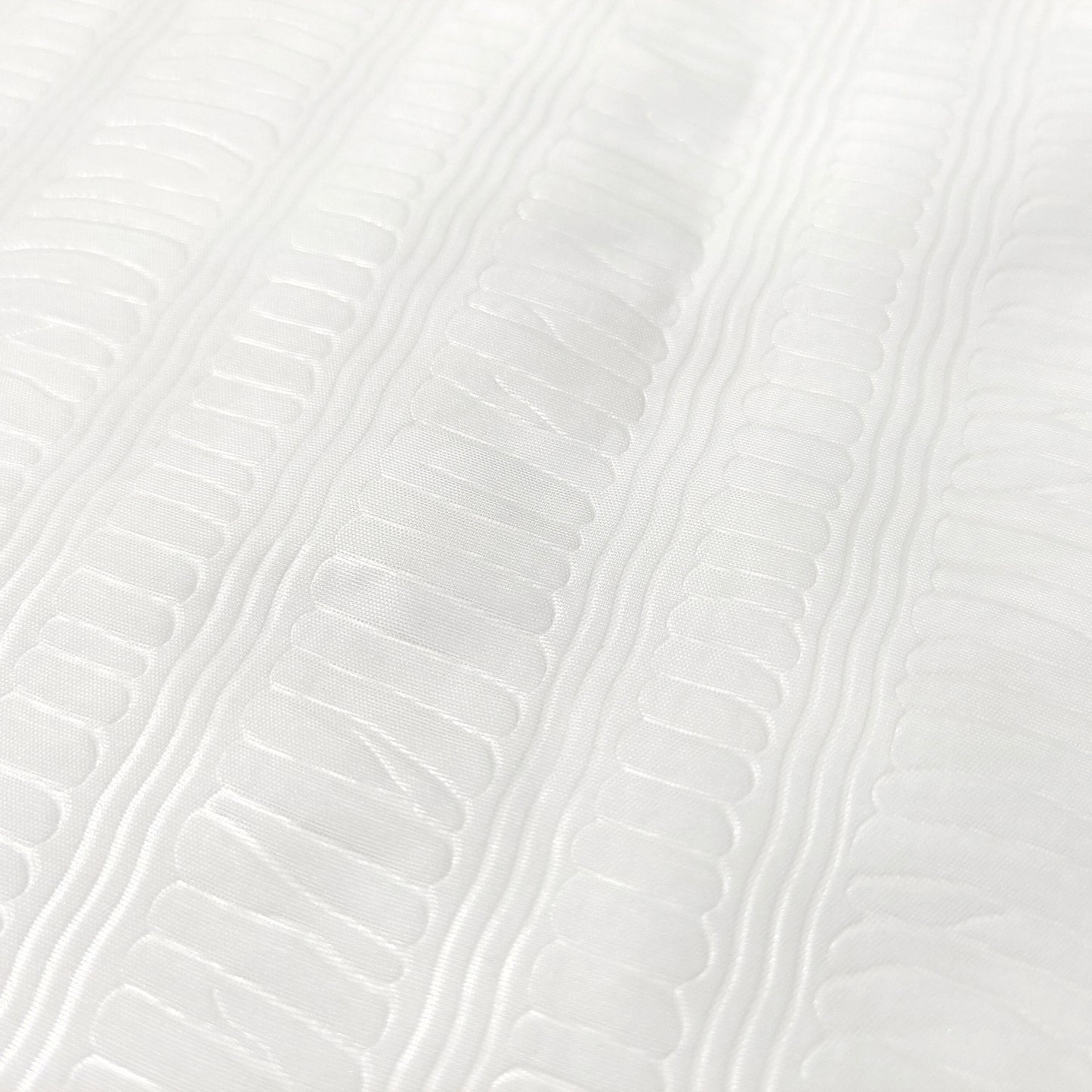White Embossed Microfiber Fabric