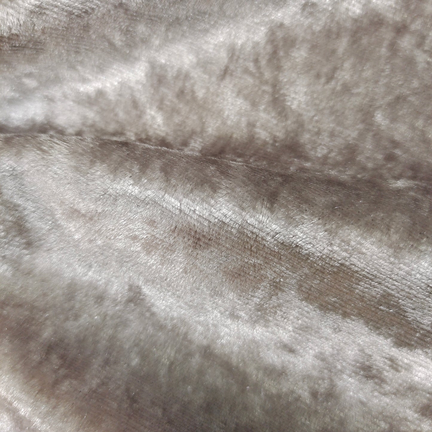 Soft Raised Textured Silver Velvet Quality Curtain Fabric