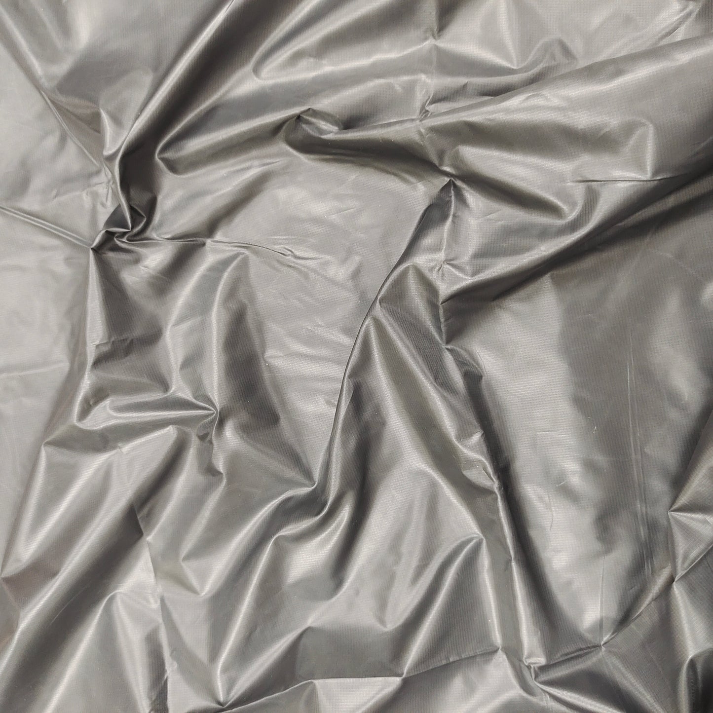 100% GRS Polyester Recycled Grey Square Lattice Taffeta