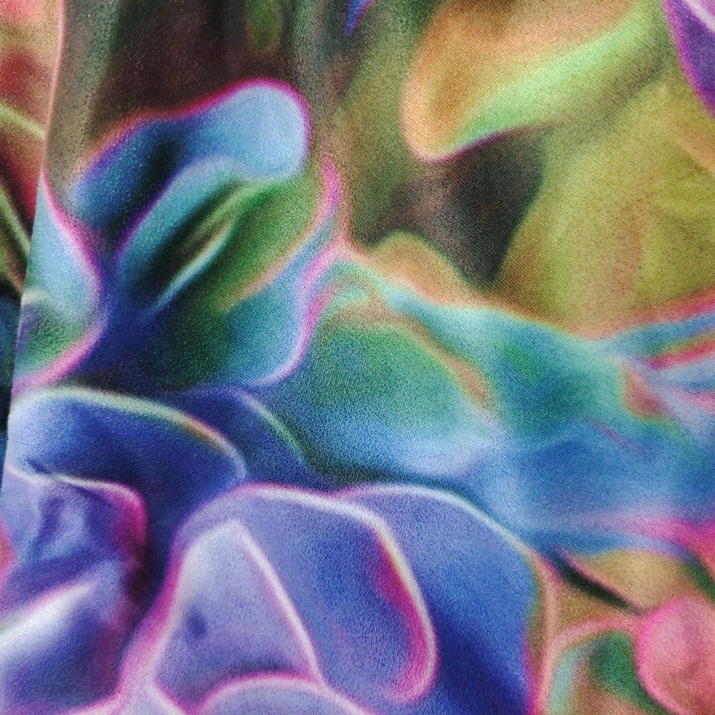 Various Succulents Digital Printing Faux Suede