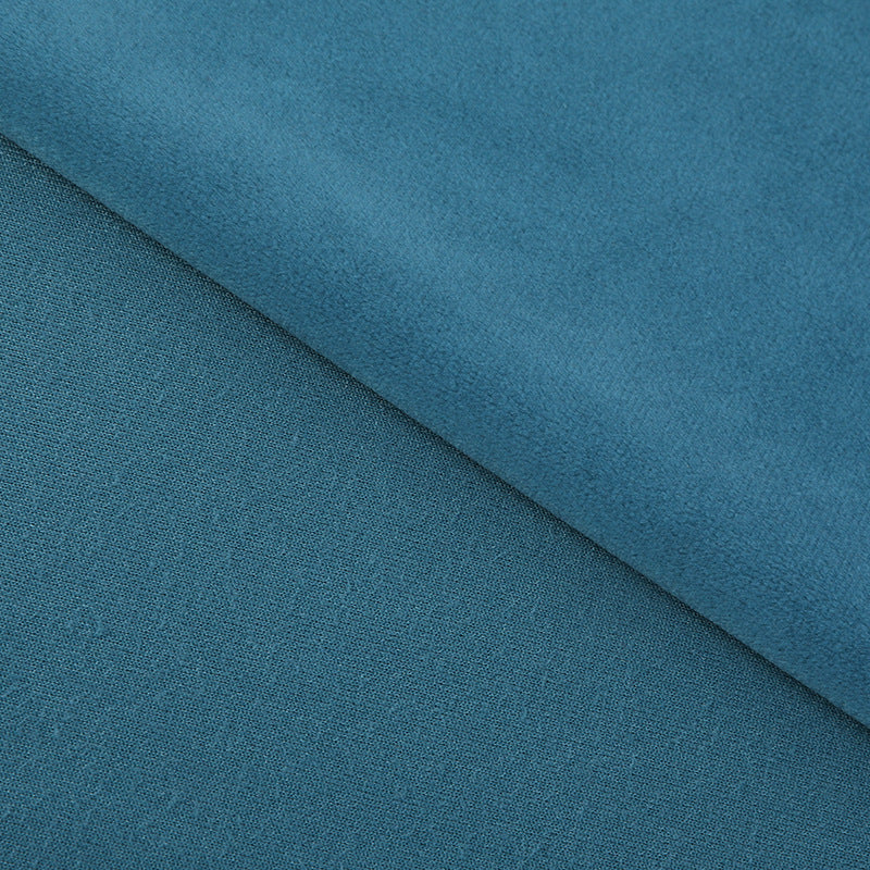 Blue Plain Dyed Velvet