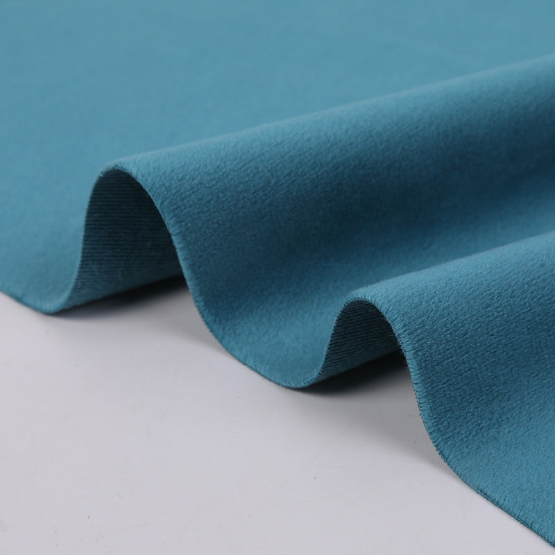 Blue Plain Dyed Velvet