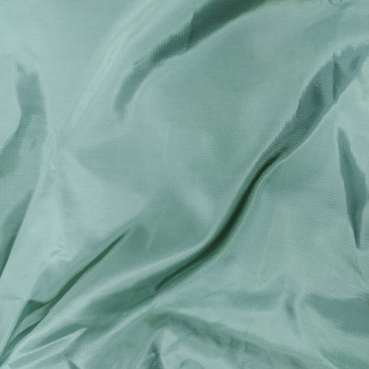 100% GRS Recycled  DarkGreen Square Lattice Taffeta