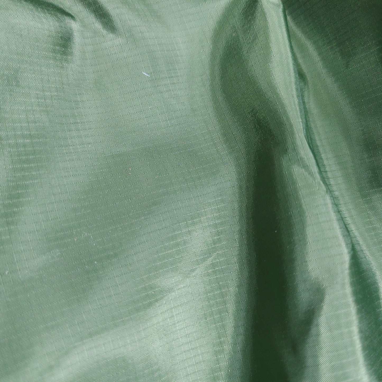 100% GRS Recycled  DarkGreen Square Lattice Taffeta