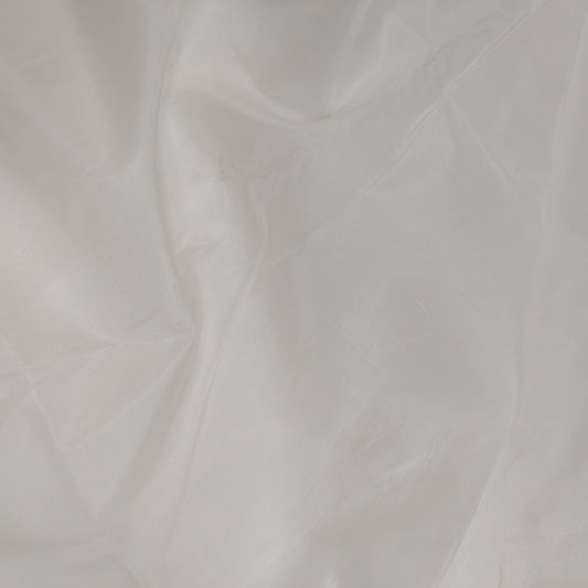 White Square Lattice Recycled Taffeta