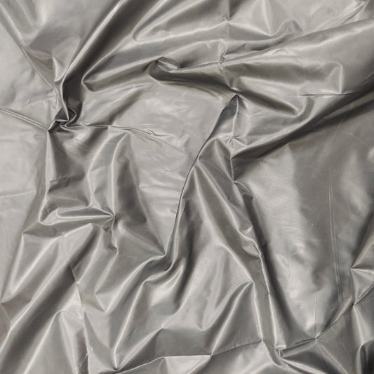 100% GRS  Polyester Recycled Grey Square Lattice  Taffeta