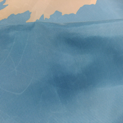 100% GRS Recycled Polyester Printed Square Lattice Taffeta