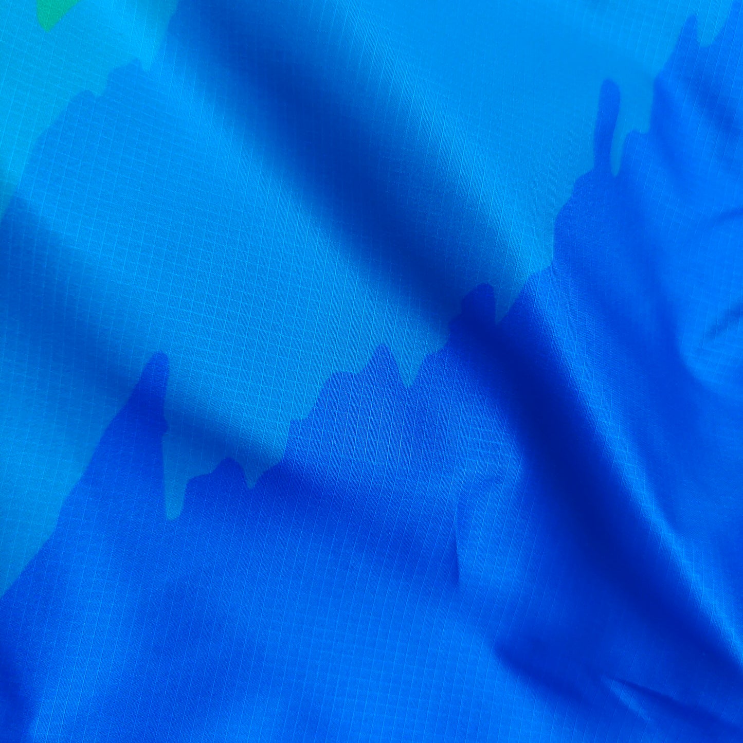 100%  Recycled Polyester Digital Printed Square Lattice Taffeta