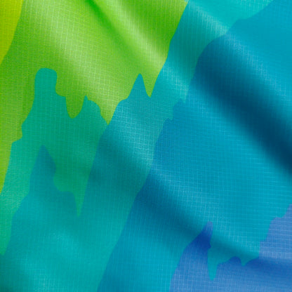 100%  Recycled Polyester Digital Printed Square Lattice Taffeta
