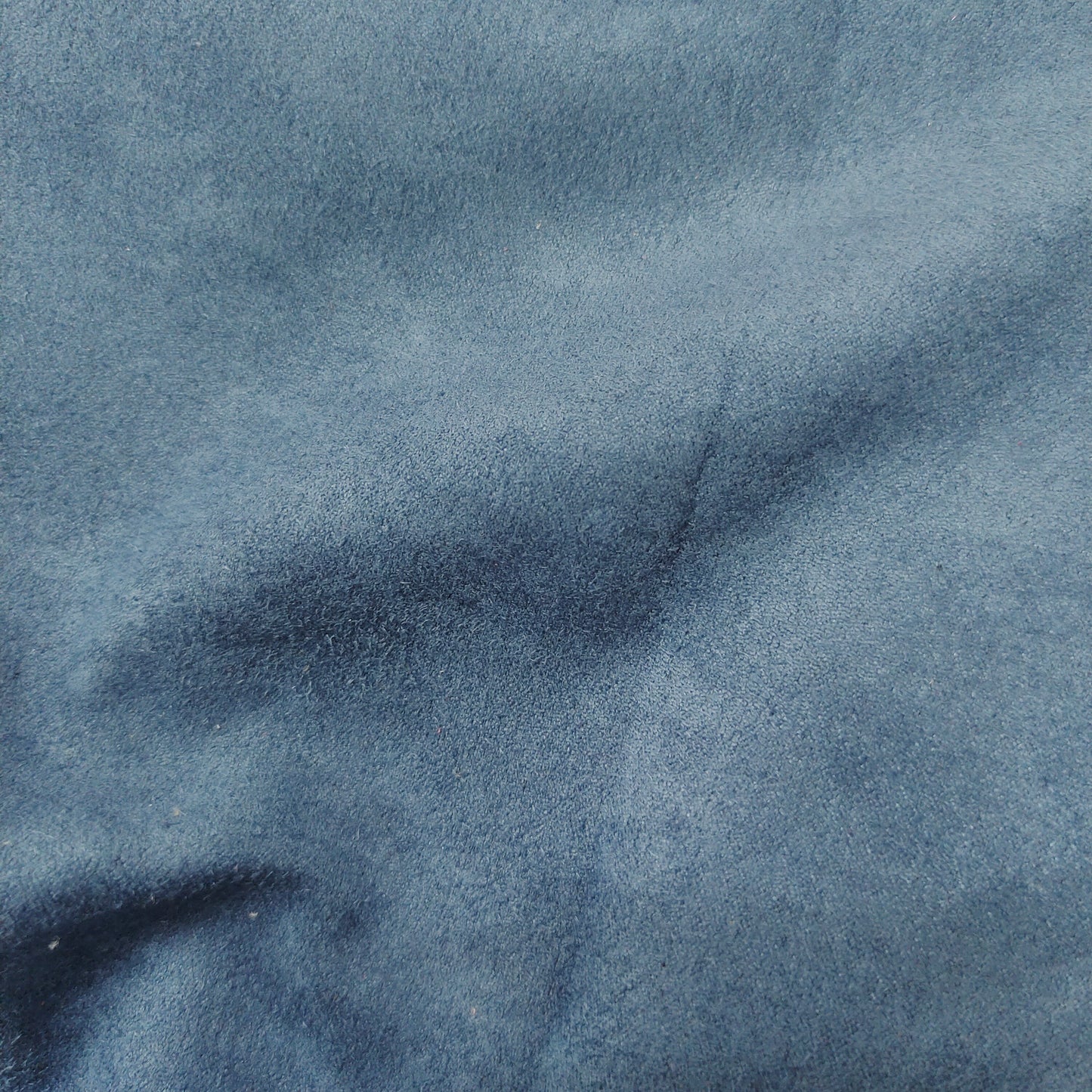 Blue  Premium Polyester Microsuede Faux Suede