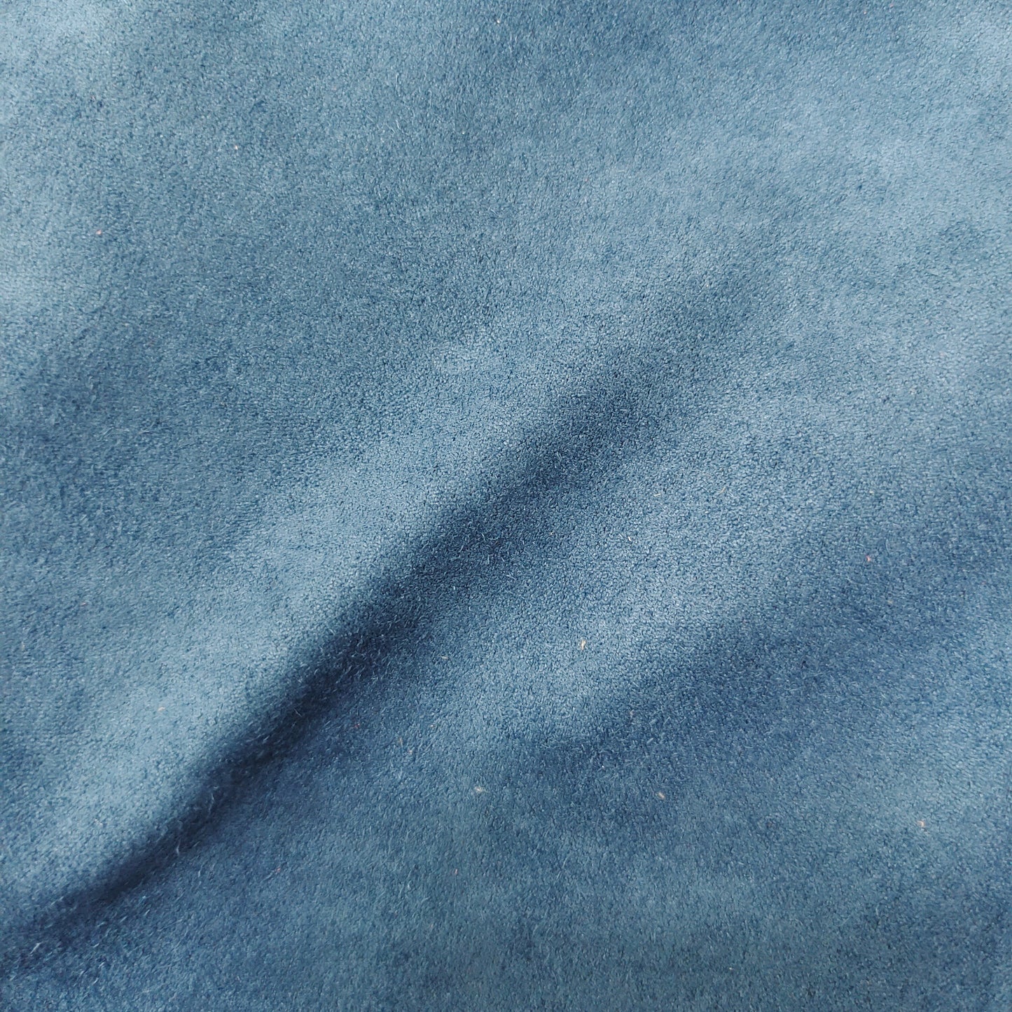 Blue  Premium Polyester Microsuede Faux Suede