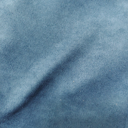 Blue  Premium Polyester Microsuede Faux Suede