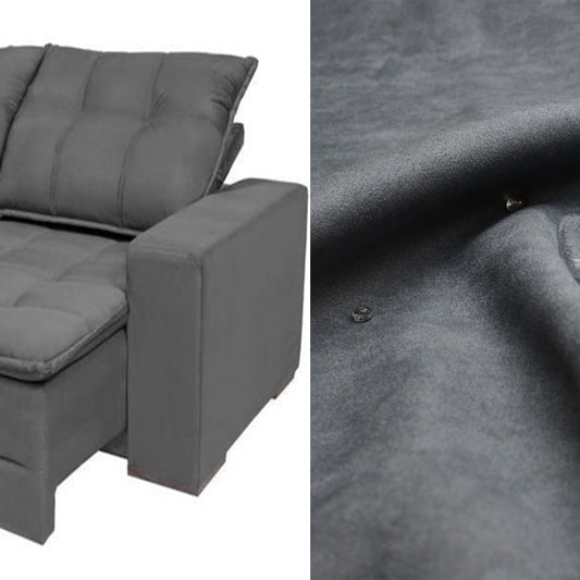 Gray Waterproof Faux suede