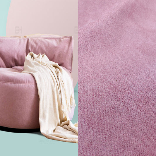 LightCoral Faux Suede Fabric